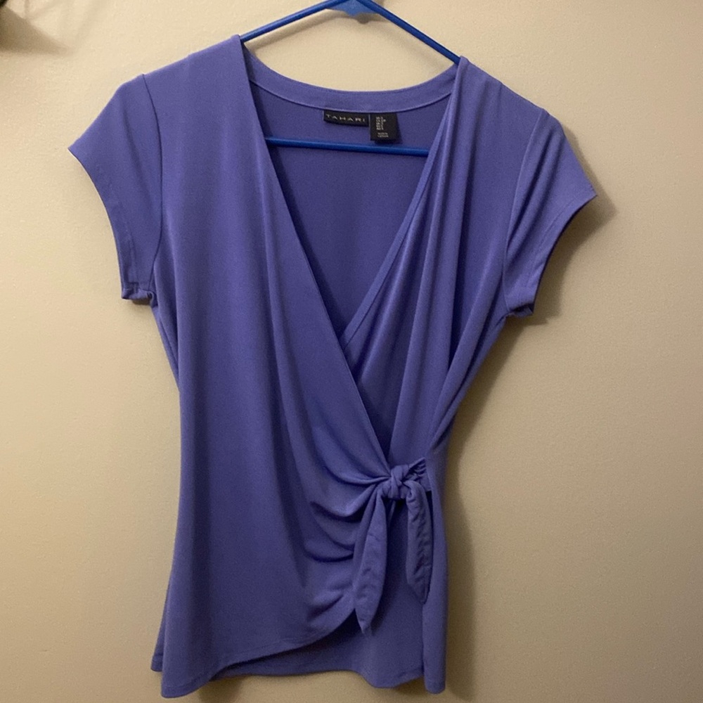 short sleeve cobalt blue women’s top